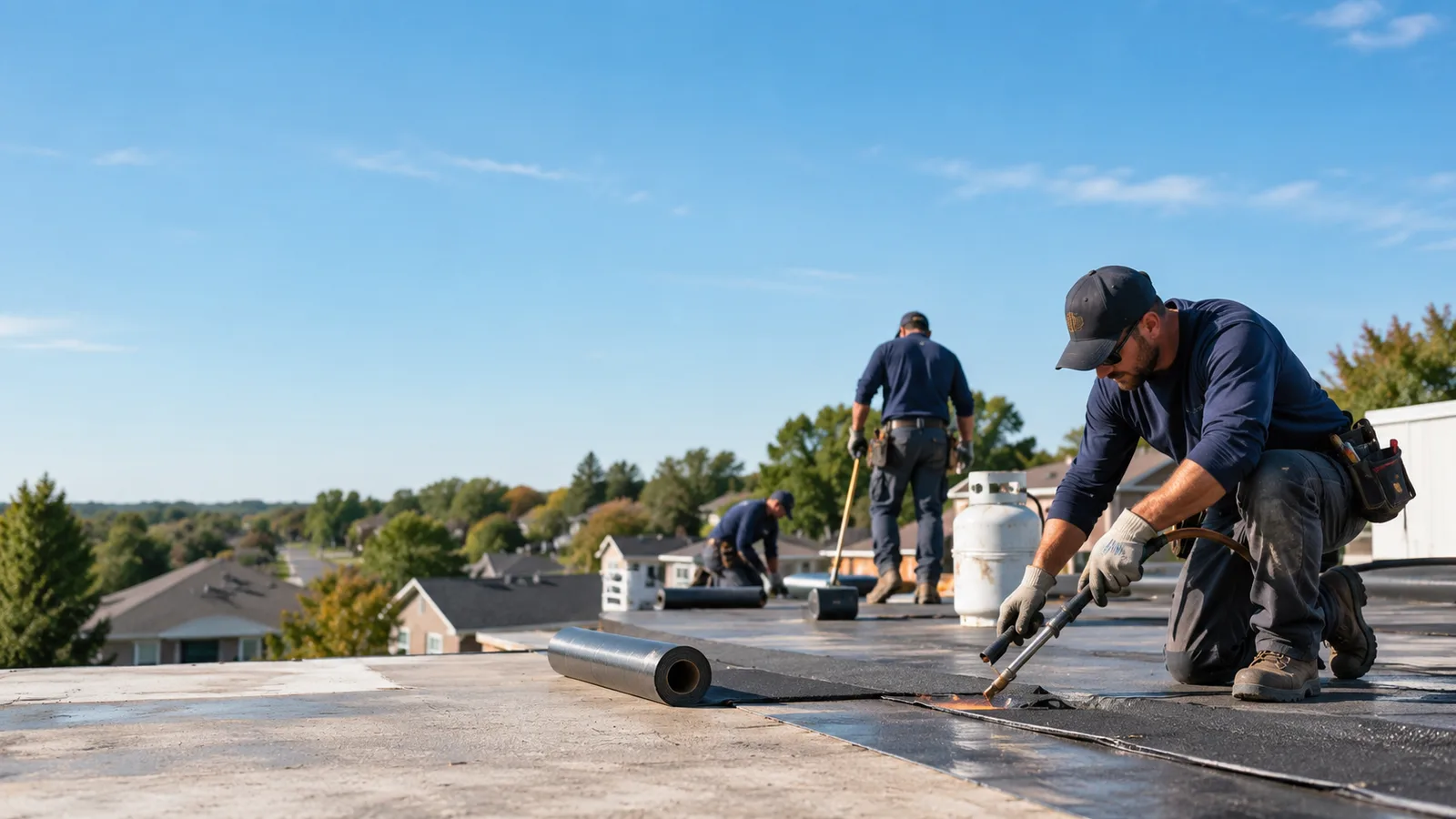 Flat Roof Leak Repair providers in Glasco, KS
